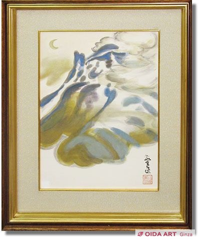 小山敬三 浅間山 | 絵画など美術品の販売と買取 | 東京・銀座 おいだ美術