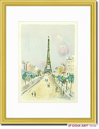 ユトリロ パリキャピタルより「エッフェル塔」 | 絵画など美術品の販売