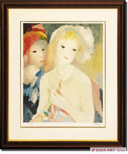 ローランサン 笛を持つ少女 | 絵画など美術品の販売と買取 | 東京