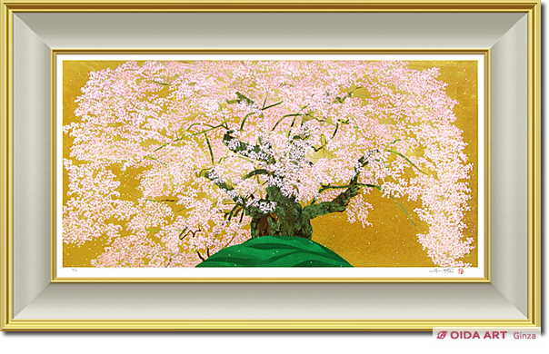 中島千波 発知の彼岸櫻 | 絵画など美術品の販売と買取 | 東京・銀座