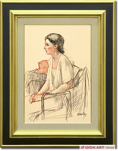 小磯良平 婦人像 | 絵画など美術品の販売と買取 | 東京・銀座 おいだ美術