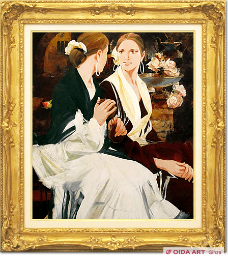 斉藤三郎 セビリアの娘達 | 絵画など美術品の販売と買取 | 東京・銀座