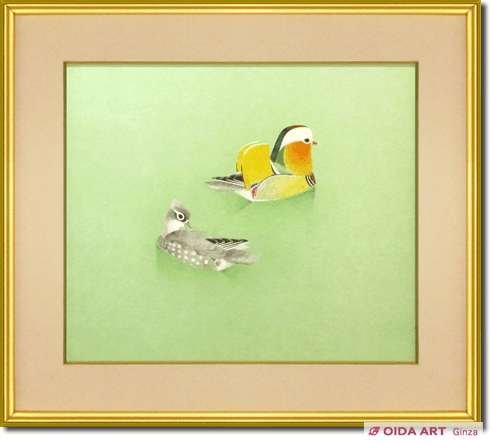 上村淳之 鴛鴦 | 絵画など美術品の販売と買取 | 東京・銀座 おいだ美術