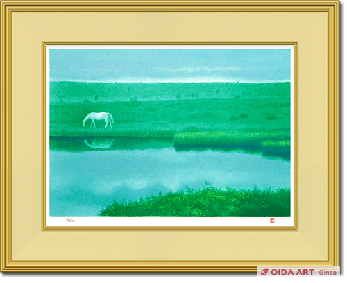 東山魁夷 夕明り | 絵画など美術品の販売と買取 | 東京・銀座 おいだ美術