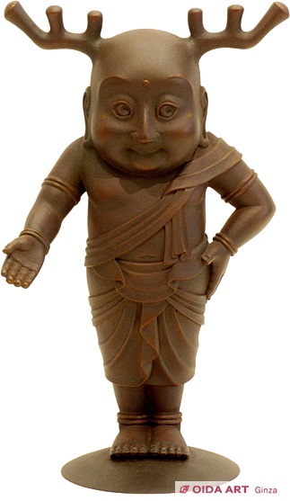 籔内佐斗司 平城の童子 | 絵画など美術品の販売と買取 | 東京・銀座