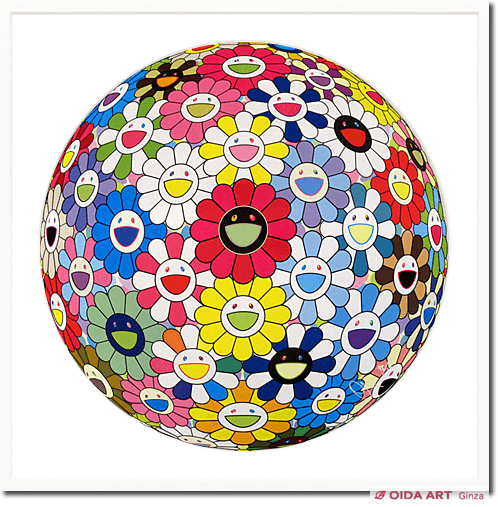 村上隆 お花ボール：抱きしめて (Flower ball : Hold me tight) | 絵画