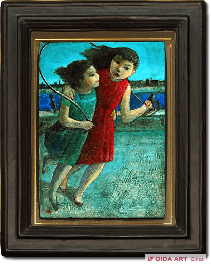 遠藤彰子 遠い日 | 絵画など美術品の販売と買取 | 東京・銀座 おいだ美術