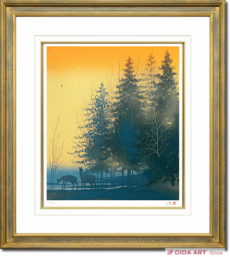 千住博 朝に聴く声 | 絵画など美術品の販売と買取 | 東京・銀座 おいだ美術