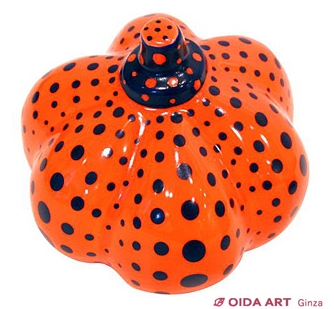 草間彌生(草間弥生) かぼちゃ (Red&Black) | 絵画など美術品の