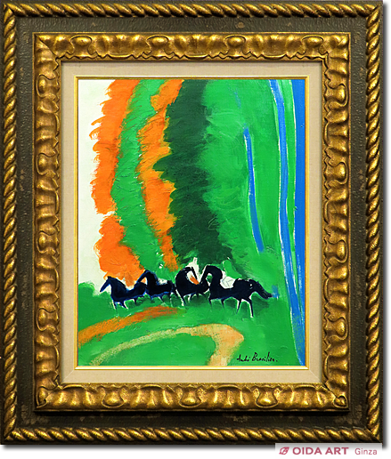 アンドレ・ブラジリエ 秋の騎手 | 絵画など美術品の販売と買取 | 東京