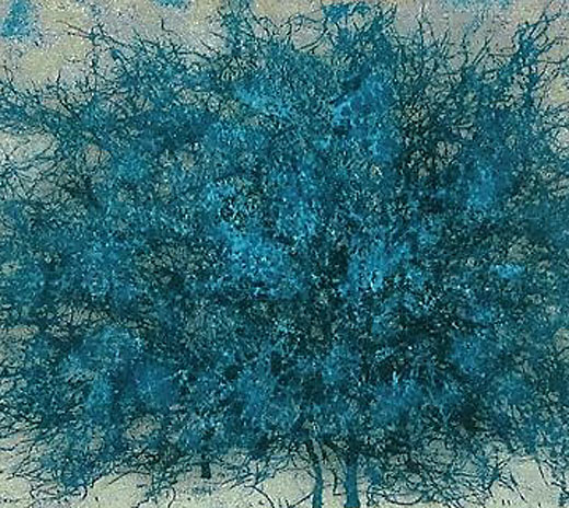 星襄一 青い薮 | 絵画など美術品の販売と買取 | 東京・銀座 おいだ美術