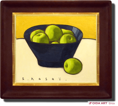 笠井誠一 リンゴ | 絵画など美術品の販売と買取 | 東京・銀座 おいだ美術