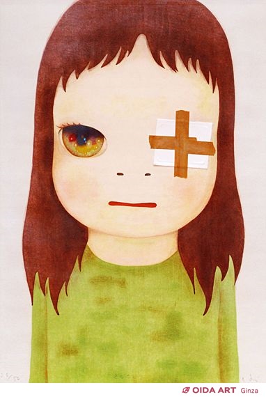 奈良美智 Untitled | 絵画など美術品の販売と買取 | 東京・銀座 おいだ美術