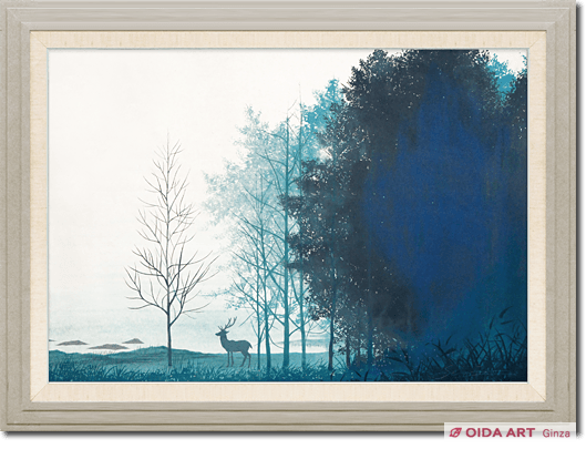 千住博 湖畔幻想 | 絵画など美術品の販売と買取 | 東京・銀座 おいだ美術