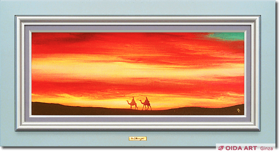 鎮西直秀 夢の彩・モロッコ サハラ砂漠 | 絵画など美術品の販売と買取