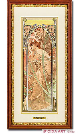 ミュシャ 四つの時の流れより｢夕べの夢想｣ | 絵画など美術品の販売と