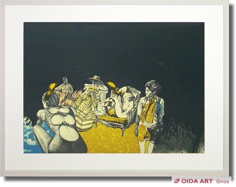 池田満寿夫 海辺の光景 | 絵画など美術品の販売と買取 | 東京・銀座