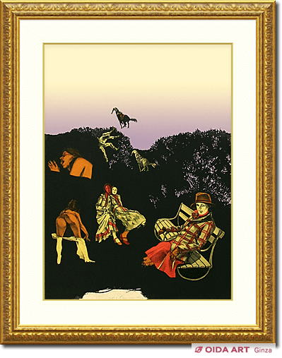 池田満寿夫 ふくろう | 絵画など美術品の販売と買取 | 東京・銀座 おい