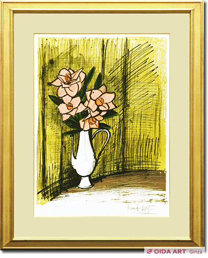ベルナール・ビュッフェ 椿 | 絵画など美術品の販売と買取 | 東京