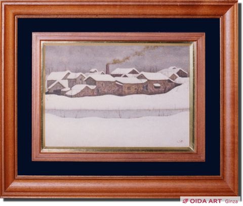 福井良之助 蔵の冬 | 絵画など美術品の販売と買取 | 東京・銀座 おいだ美術