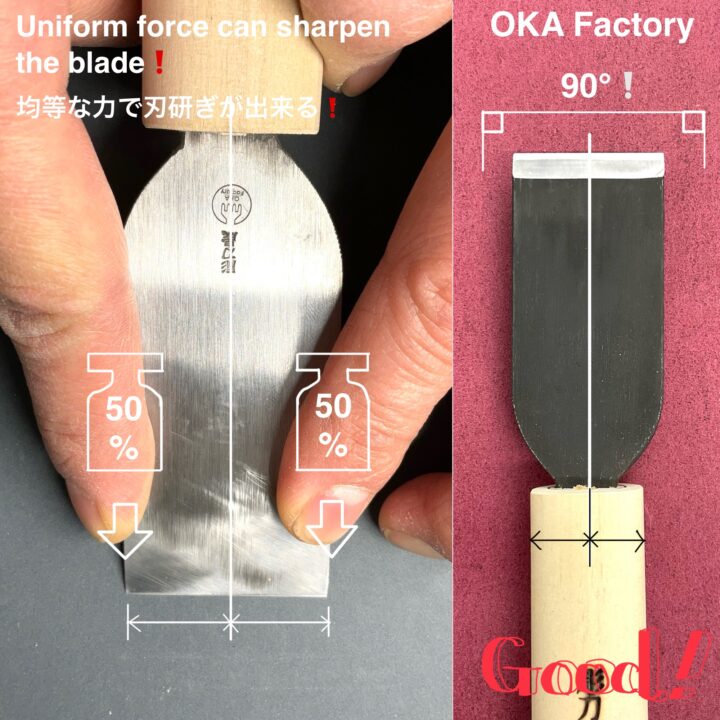 革包丁 36mm (青棒付き: 研磨剤) 火造り品｜製品紹介｜レザー工具