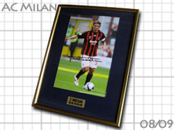 ACミラン 直筆サイン入りフォト AC Milan 2008-2009 ベッカム