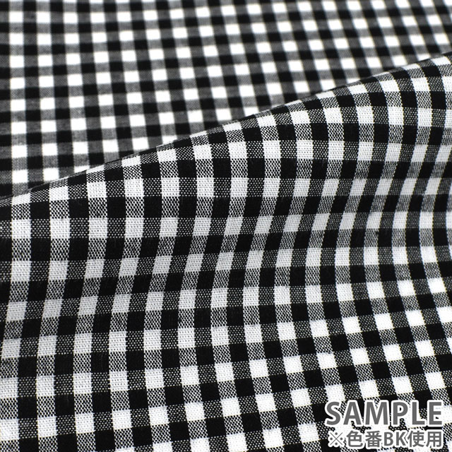 生地 ギンガムチェック 3mm角（G1001L） P.ピンク オカダヤ(okadaya