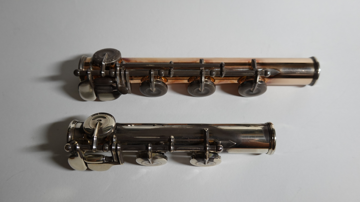 横浜市神奈川区のフルート教室：フルートの足部管について