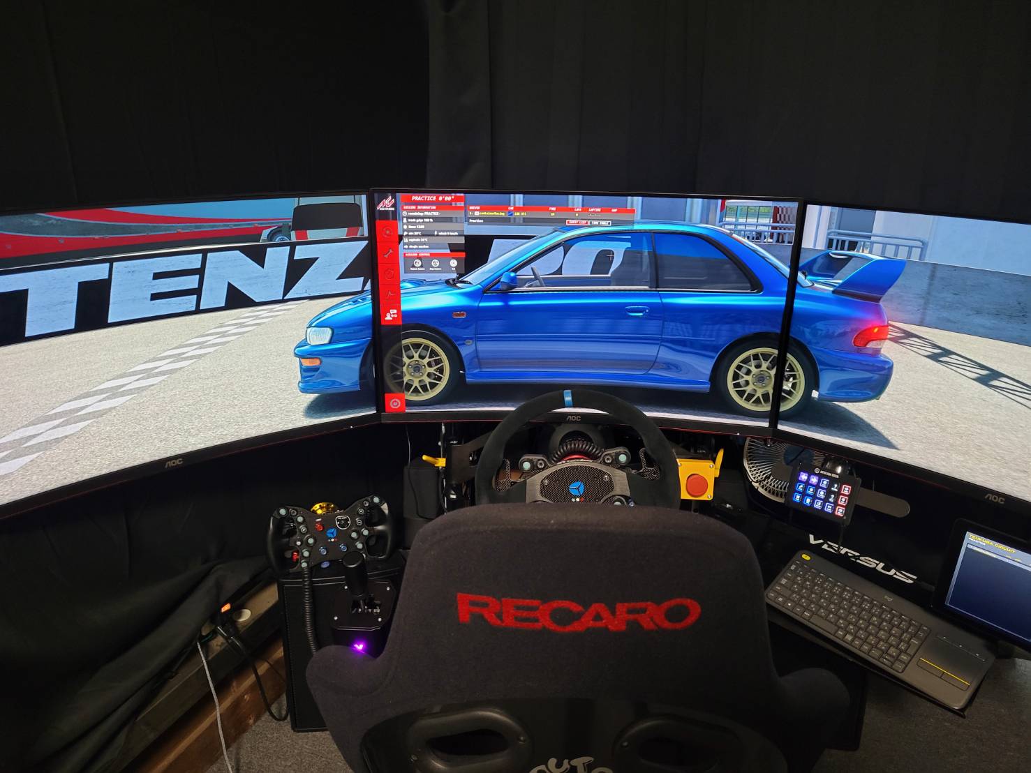 レーシングシミュレーターを体験！！ – スバル中四国株式会社 岡山エリア