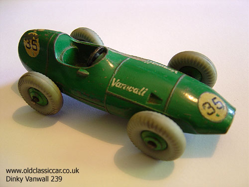 Vanwall Dinky Toys racing car 239 diecast toy