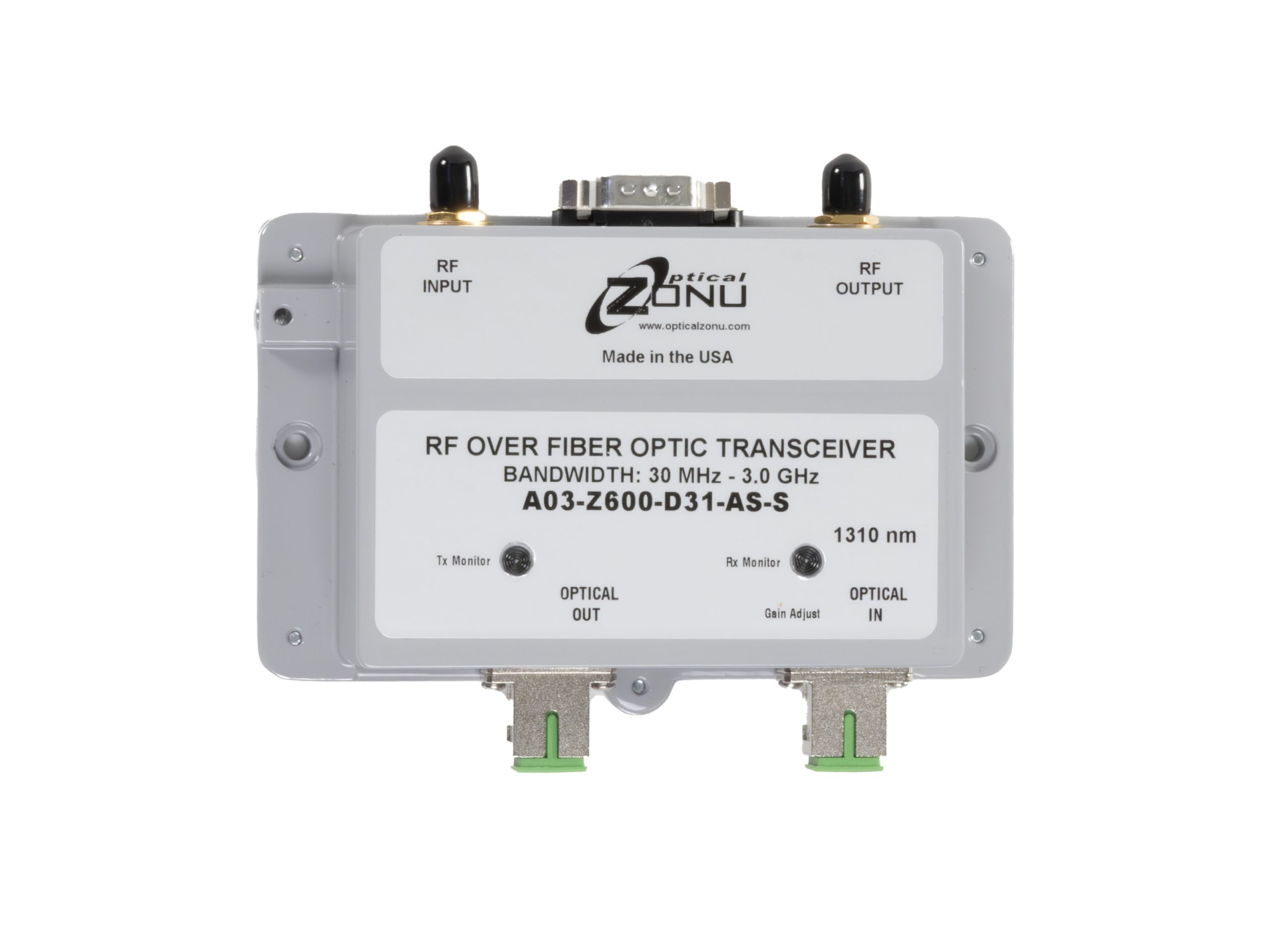 Dual Tx or Rx - Optical Zonu Corporation