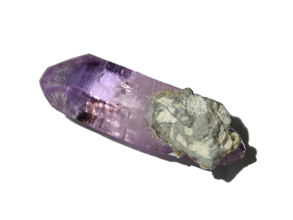 ベラクルスアメジスト（ダブルポイント状/ファントム入/虹入）［No.6