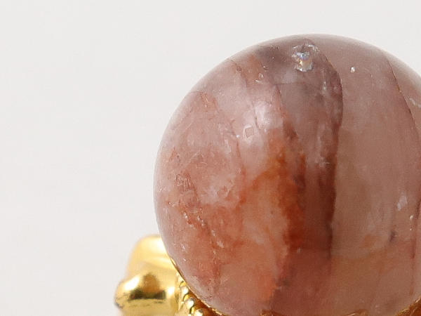 ヒマラヤ水晶・レッドクォーツ丸玉［No.1］ | パワーストーン,天然石