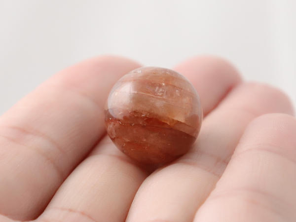 ヒマラヤ水晶・レッドクォーツ丸玉［No.1］ | パワーストーン,天然石