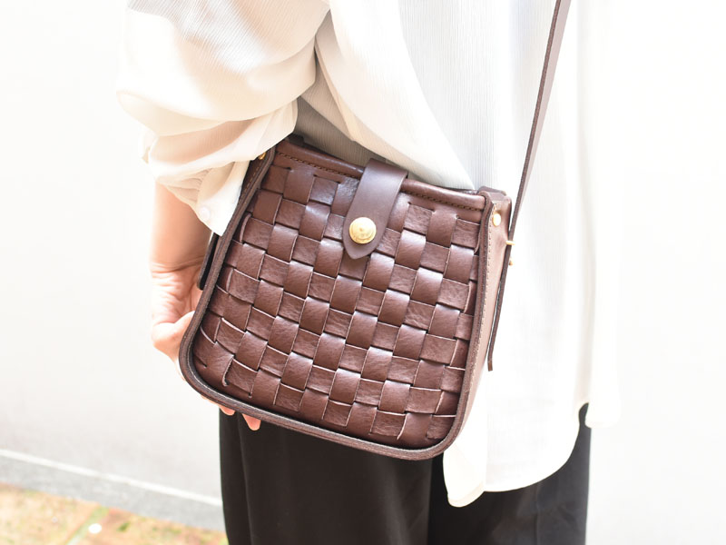 レザーを編み込んだ魅せる鞄 「Cestino チェスティーノ」 | Organ