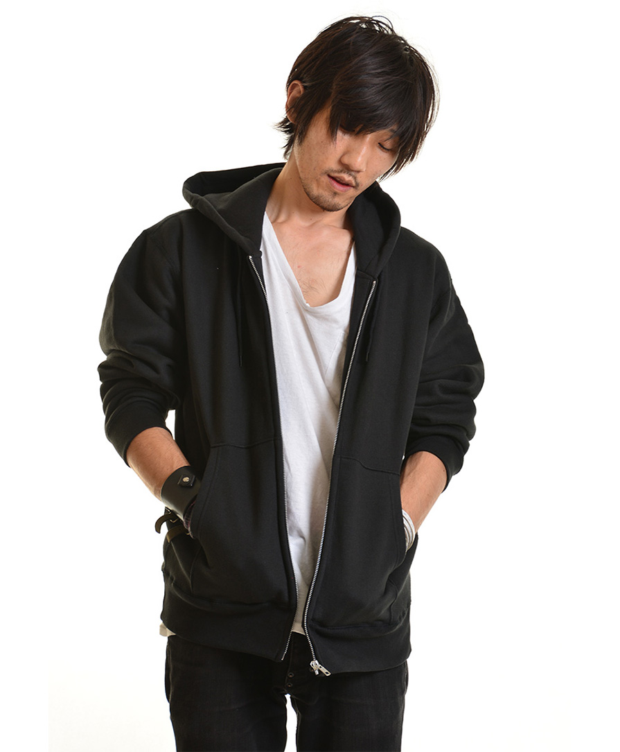 CROSS STITCH マックスヘビージップパーカー激安通販｜無地フルジップ