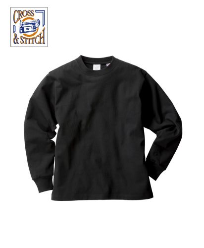 USAコットンロングスリーブTシャツ(CROSS &STITCH)が業務価格で激安
