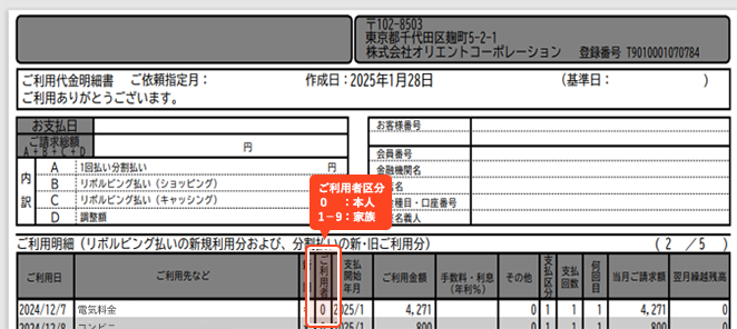 ご利用明細照会｜クレジットカードのオリコ
