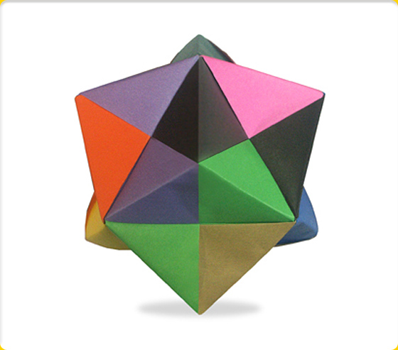 24面体｜多面体1｜ユニット折り紙