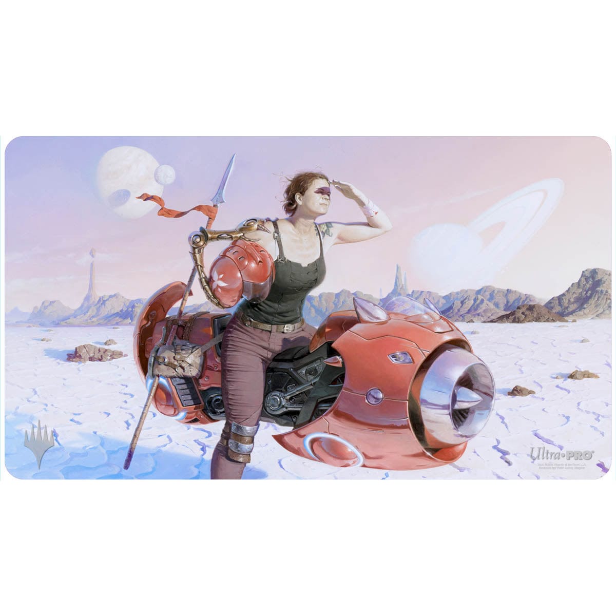 Knight of the White Orchid Playmat - Original Magic Art