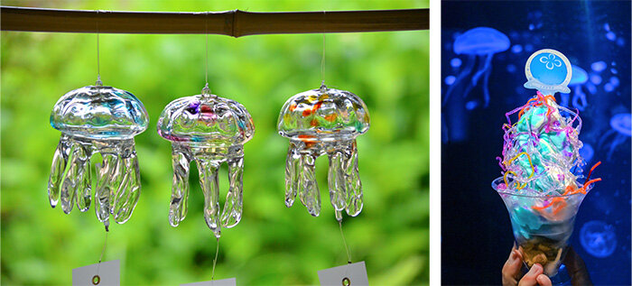 過去最多、24種170個のクラゲ風鈴が夏を飾る夏限定イベント「くらげと