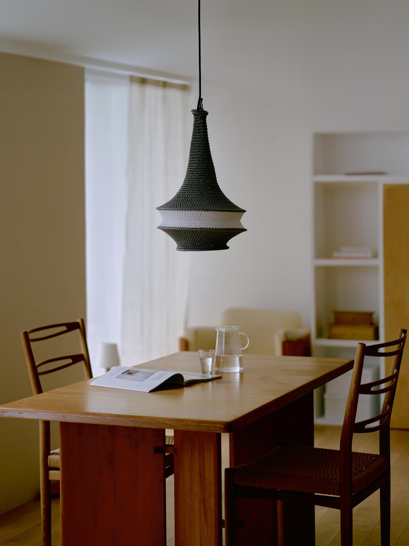 モロッコ・ニットランプ Kroush／バイカラー｜ペンダントランプ