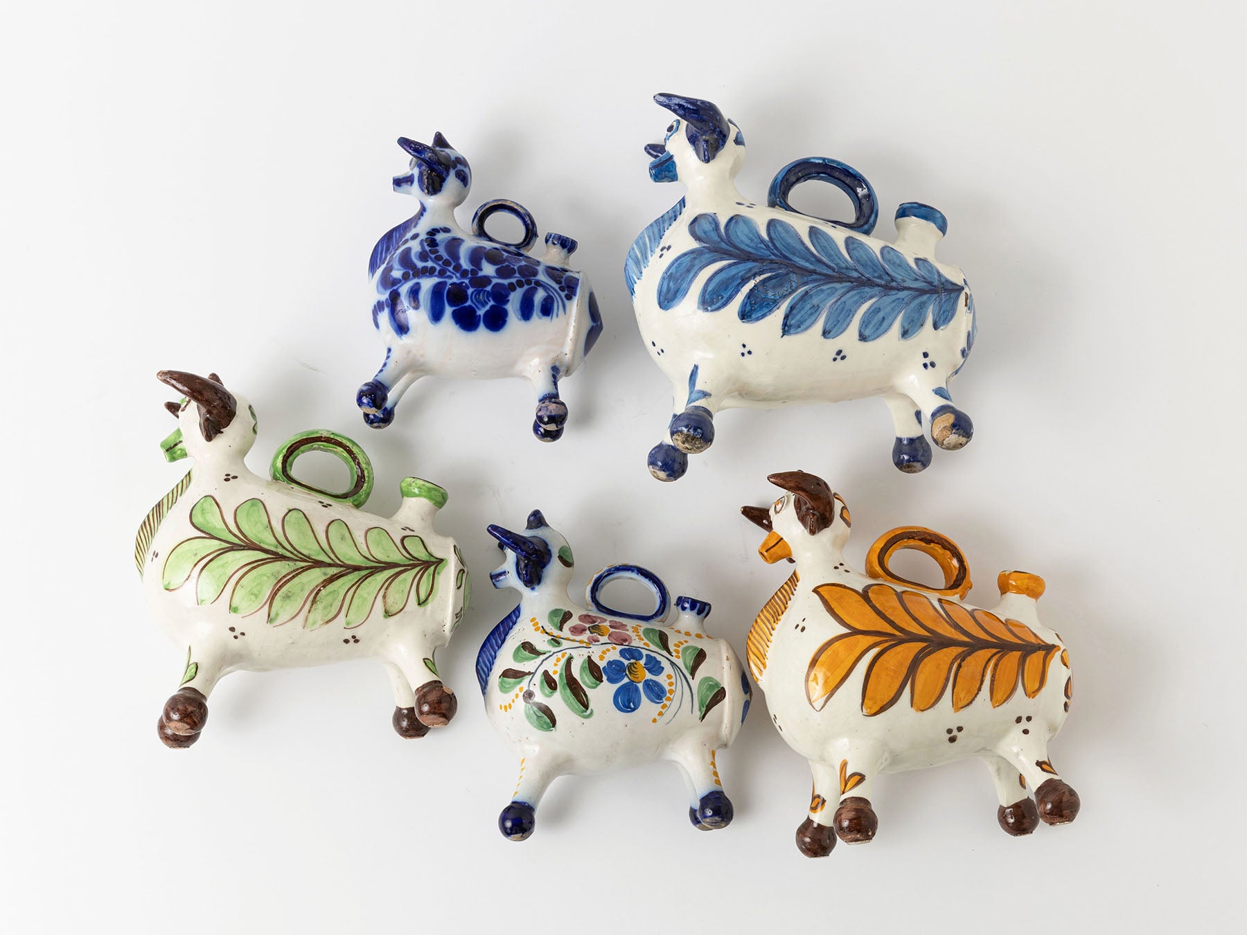 ARTESANIA SAN JOSE 陶器オブジェ（牛の水差し）｜オブジェ