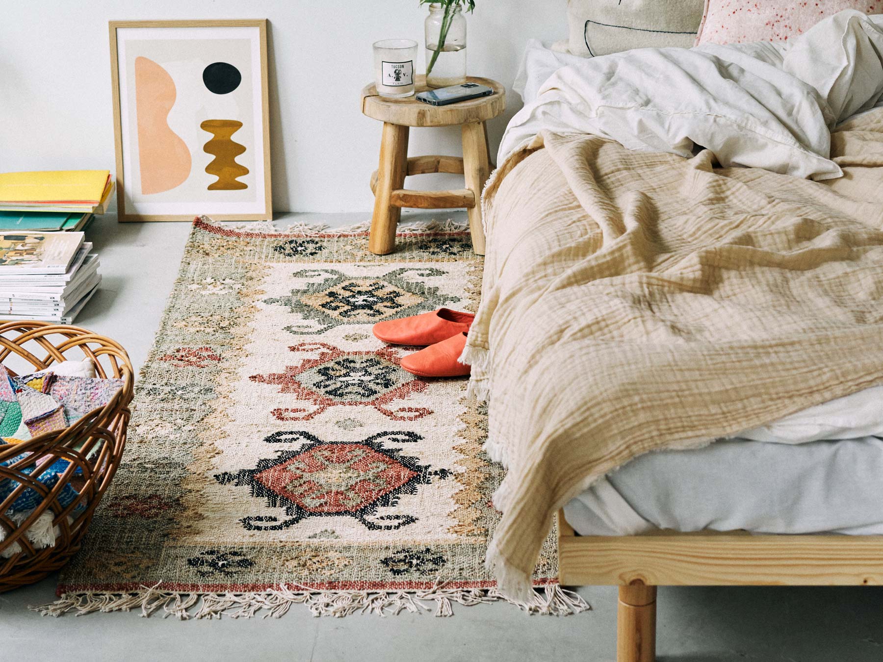 アート・ジュートラグ 70×150cm（別注）｜ラグ｜オルネ ド フォイユ