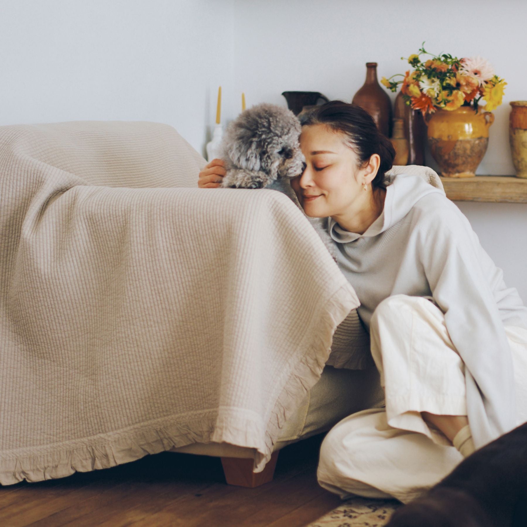 HUG Ō WäR × Orné de Feuilles イブルマルチカバー｜マルチカバー