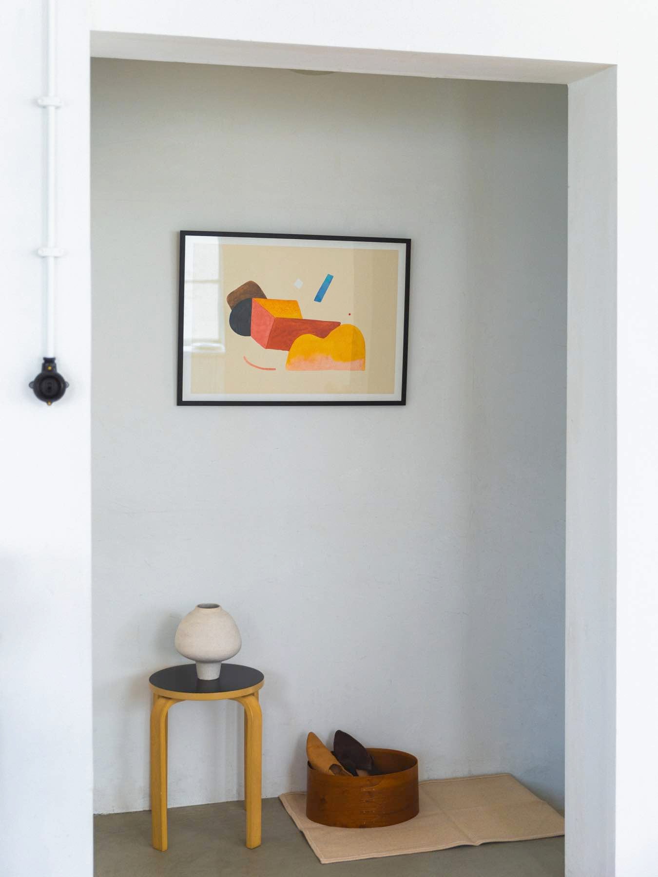 Nordic Line フレーム／ブラック 50cm×70cm｜アートポスター・フレーム