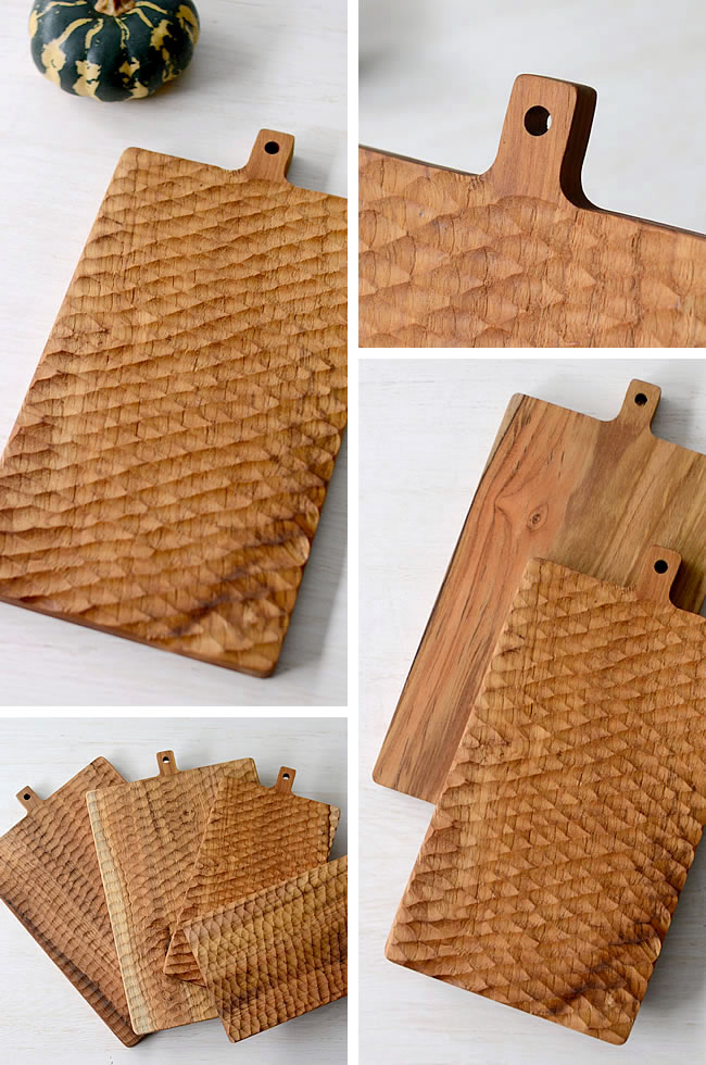 手彫りのカッティングボード レクト | ゼネラルストア オルネ