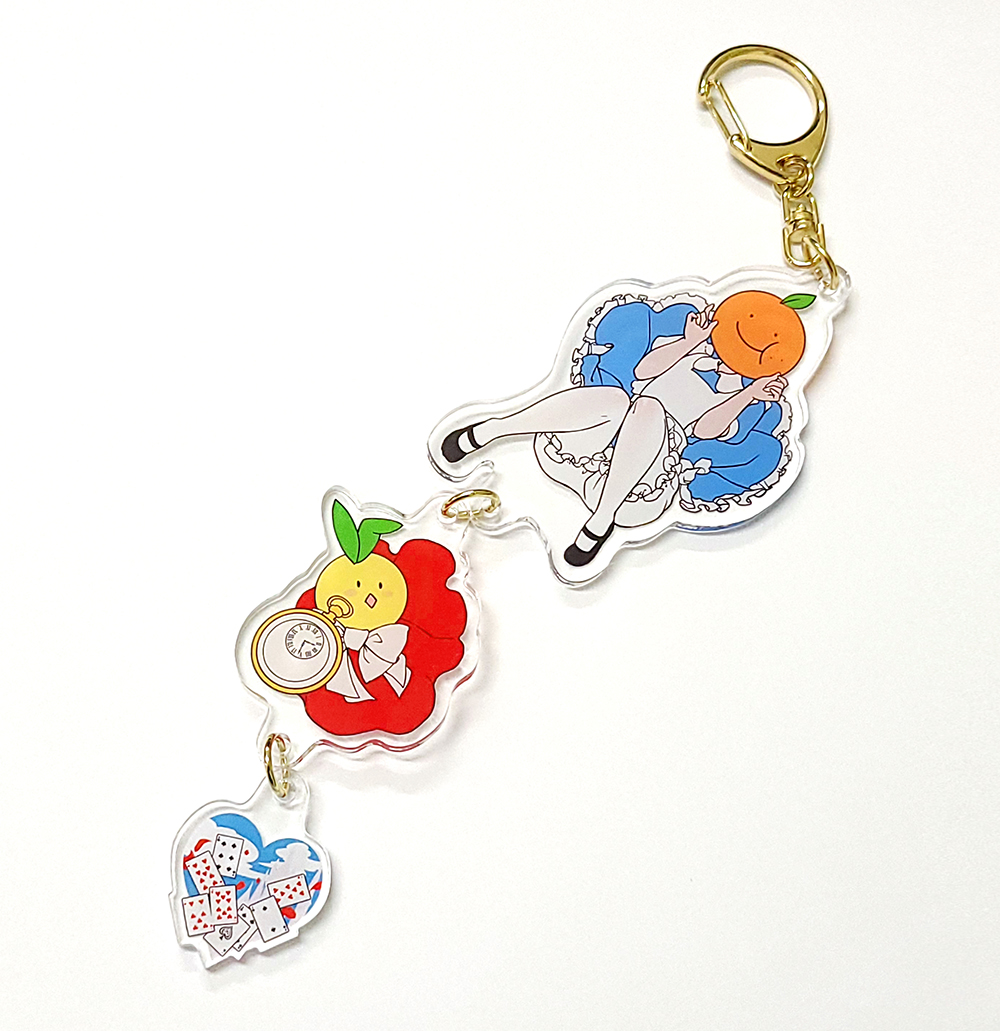 連結アクリルキーホルダー | グッズ印刷 | 同人誌印刷と同人グッズ印刷