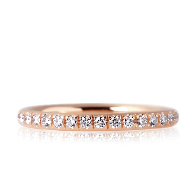 K18/Pt「アザレア ハーフエタニティ」リング｜【オレフィーチェ】Orefice