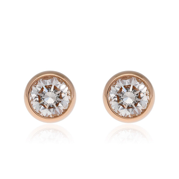 K18/Pt「1.0ctアレクサンドラ」ピアス｜【オレフィーチェ】Orefice